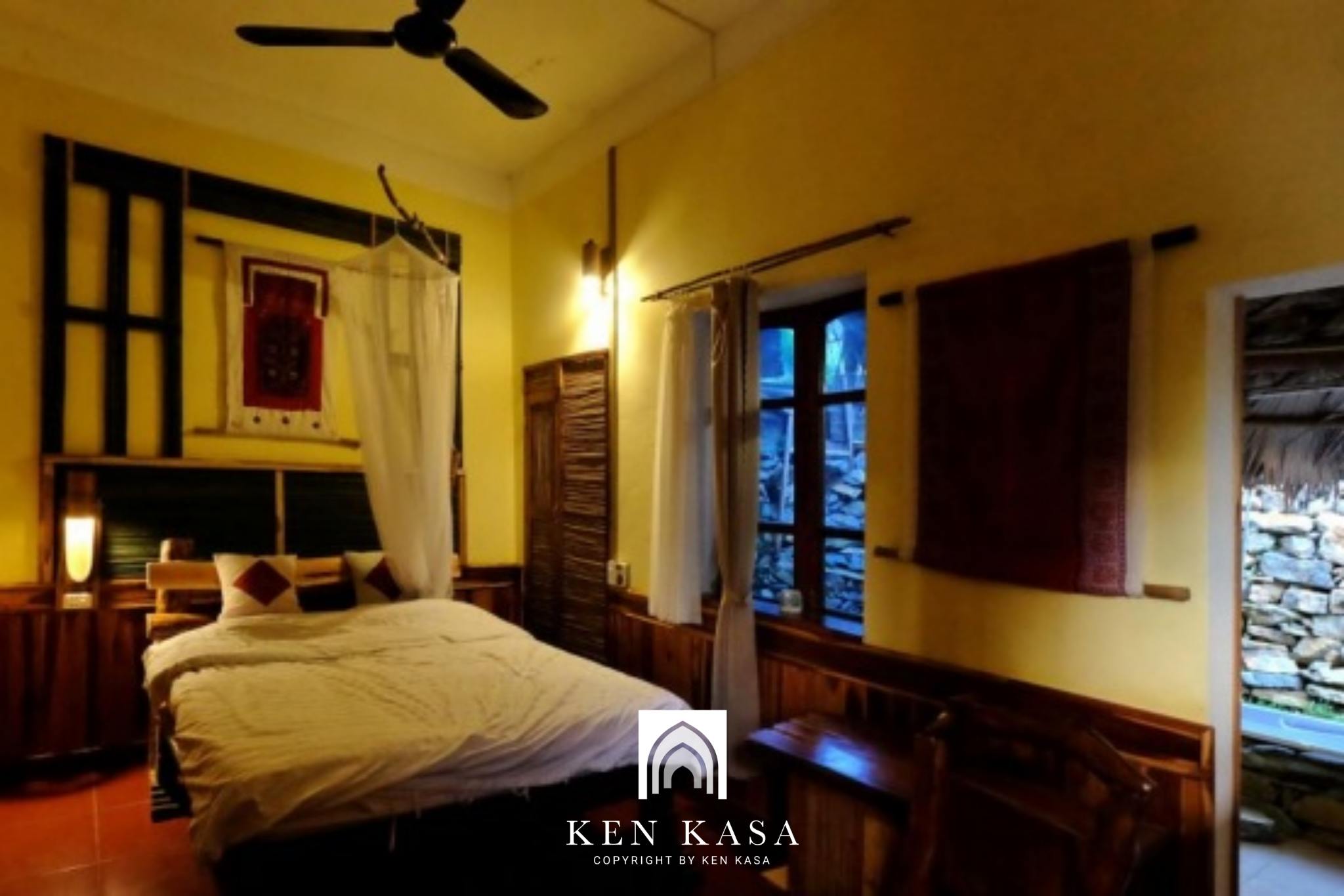 Mẫu thiết kế homestay nhà phố phong cách Châu Á 